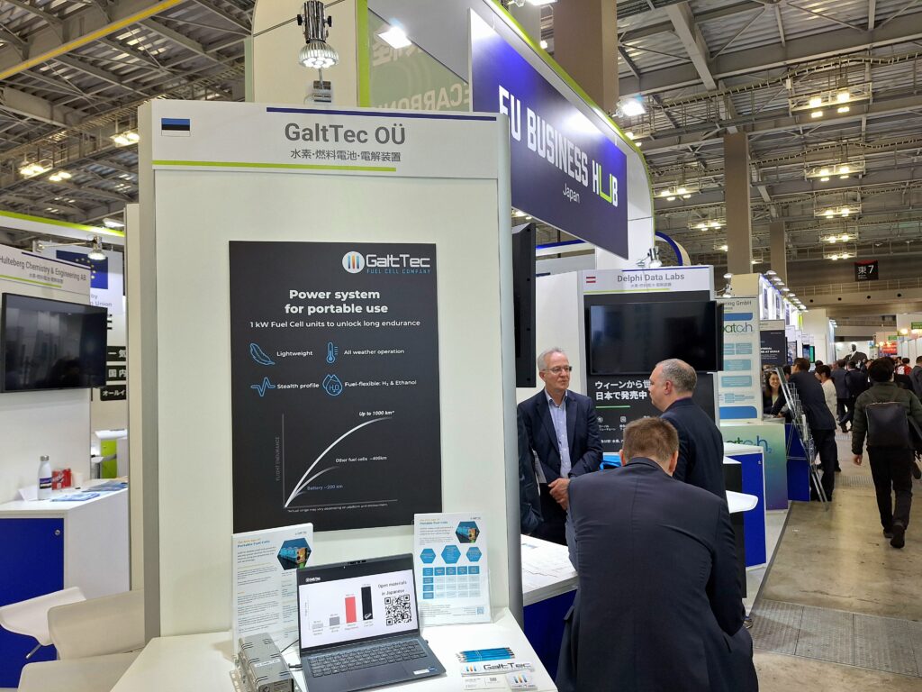 GaltTec setup at Smart Energy Week Tokyo 2026